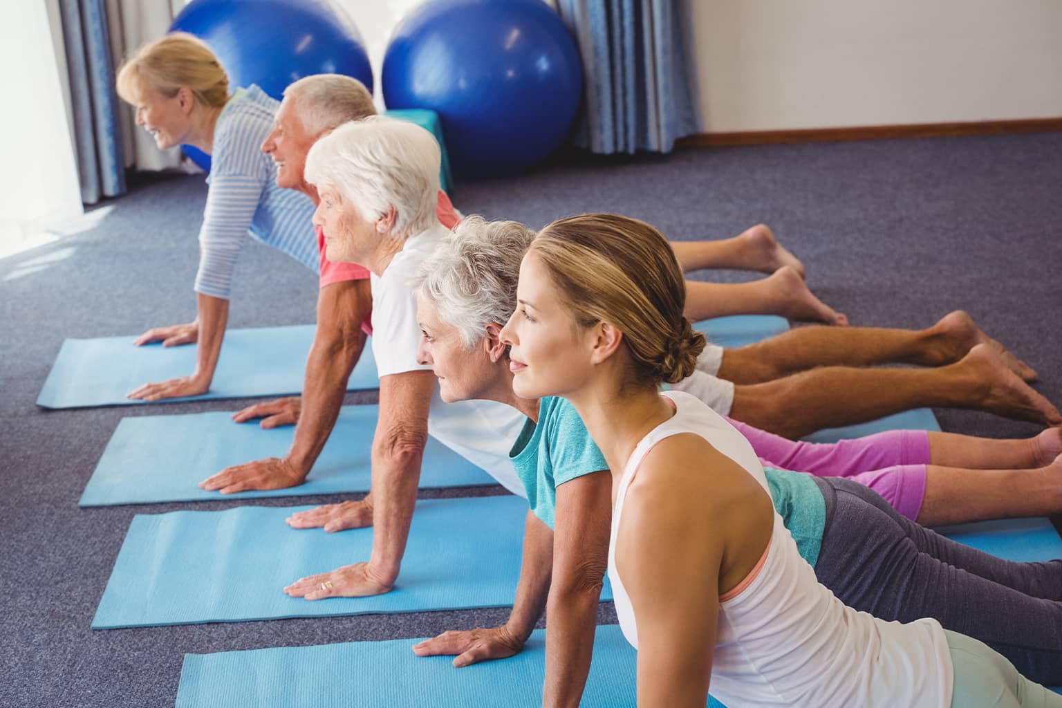 accessoires pilates autour de la gym et exercices